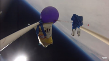 science camp launches a weather balloon to the edge of space!