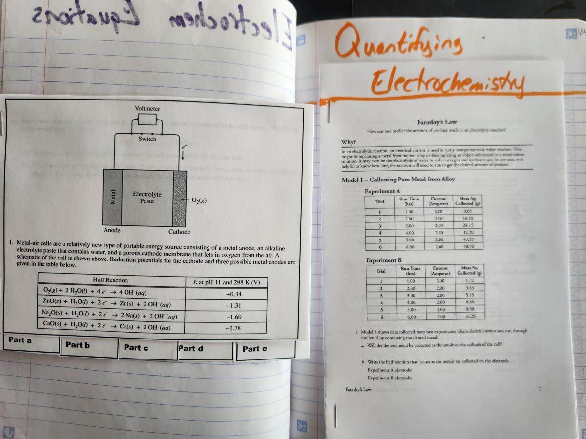 Practice Problem - spread 4 - electrochemistry INB