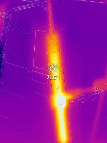 Simple distillation thermal imaging with FLIR camera