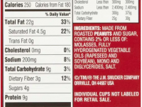 nutrition label
