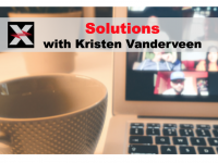 text over laptop: Solutions with Kristen Vanderveen