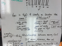 student whiteboard using "for every"