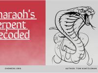 serpent with desert background and text: "Pharaoh's Serpent Decoded" - preview image 