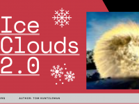 preview image - title "Ice Clouds 2.0" with image of cloud of ice backlit by sun.