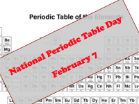 National Periodic Table Day overlay on a periodic table image