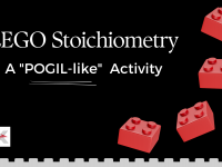preview image: "LEGO Stoichiometry - A POGIL-like Activity" with 4 square red LEGO blocks