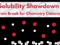 Solubility Showdown: A Brain Break for Chemistry Classrooms preview image with red, gray and white dots