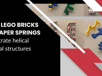 Using LEGO bricks and paper springs to illustrate helical chemical structures preview image