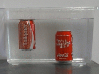 Floating and sinking coke cans