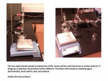 Oxidation of Alcohols using Reflux and Distillation