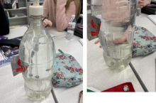 cartesian diver inside bottles