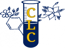 CLC Innovators Program logo with test-tube and twisted flowers