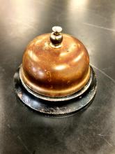 call bell that has been copper plated