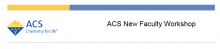 ACS New Faculty Workshop