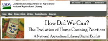 USDA history food canning