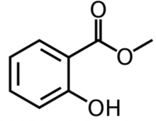 line structure Methyl Salicylate