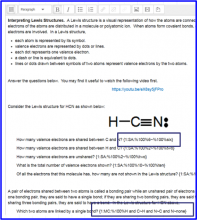 screenshot of figure 1 question in edit mode