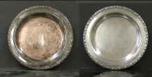 tarnished and untarnished silver plates