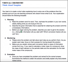 Think Aloud Template