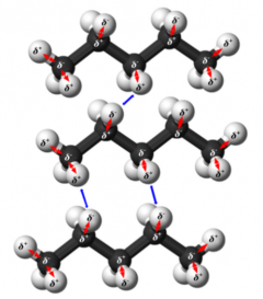 molecular model of the structure of pentane