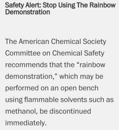text: Stop Using the Rainbow Demonstration