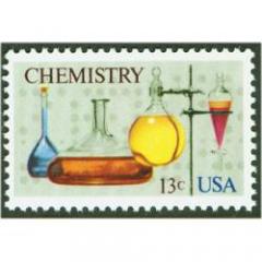 13 cent stamp with glassware