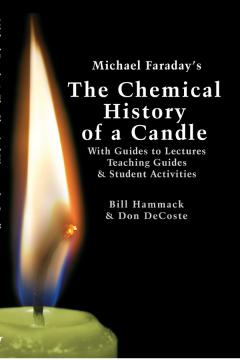 candle flame with text "The Chemical History of a Candle"