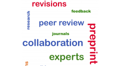 scientific communication word bubble