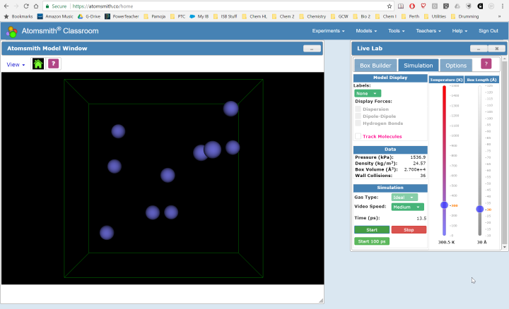 Live Lab of Atomsmith Classroom Online