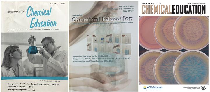 Journal of Chemical Education Blue Bottle Covers