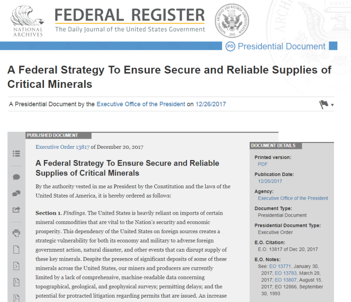 executive order 13817