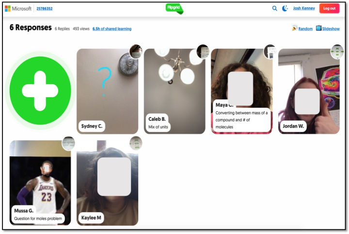 example of student made FlipGrid video