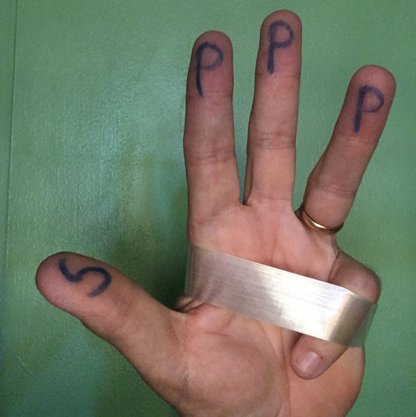 hand representing orbitals