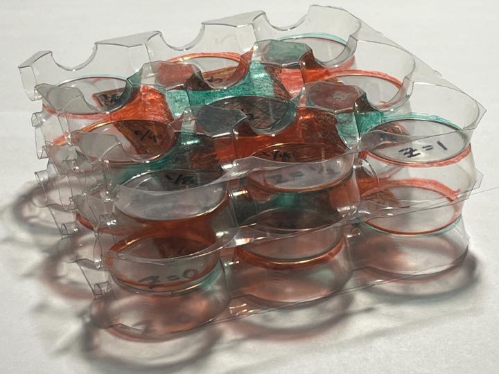 Layer sequence for rock salt structure, both separate and stacked