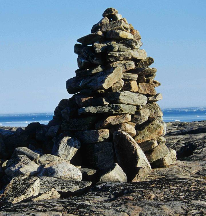 Inuksukjuaq (which means “very big inuksuk”), Foxe Peninsula (Baffin Island), Nunavut, Canada