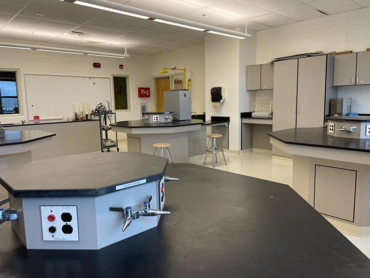 high school laboratory space