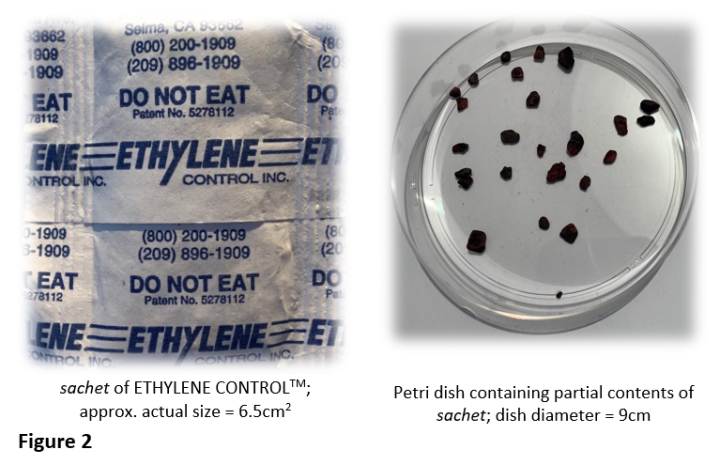 ethylene control KMnO4 sachet