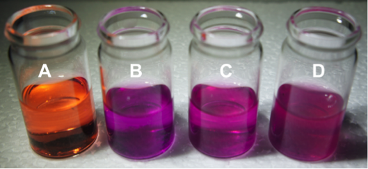 4 vials of raspberry extracts