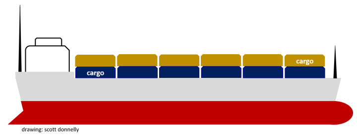 merchant ship drawing