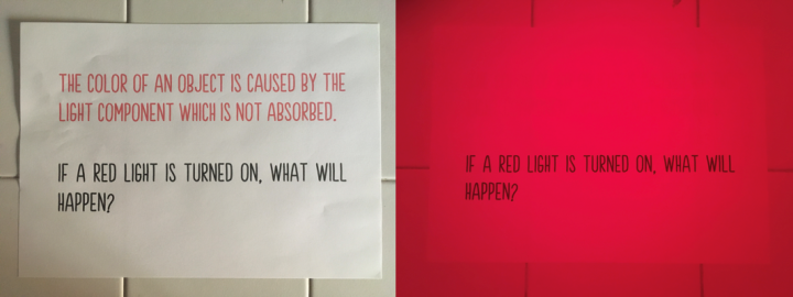 color perception depends on wavelength of light image