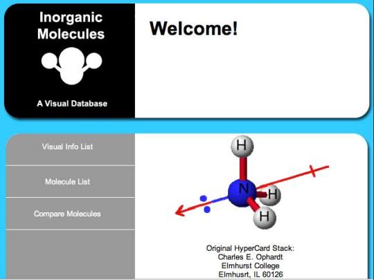 Screen from Inorganic Molecules