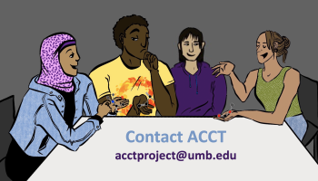 image of 4 people sitting at table together