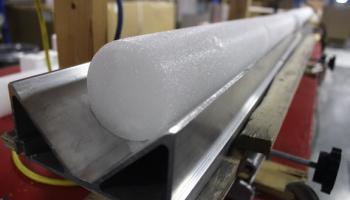 A typical ice core from the WAIS Divide Ice Core Project, West Antarctica
