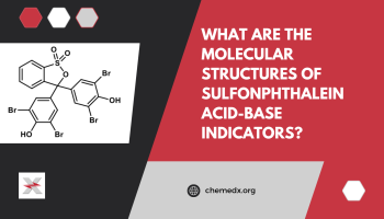 What are the molecular structures of sulfonphthalein acid-base indicators?  preview image including molecular structure and hexagons