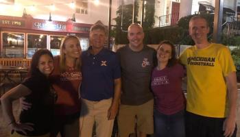 Kristen Drury, Stephanie O'Brien, Doug Ragan, Ariel Serkin, and Scott Milam hanging with ChemEdX's Jon Holmes at ChemEd2019 in Naperville, IL