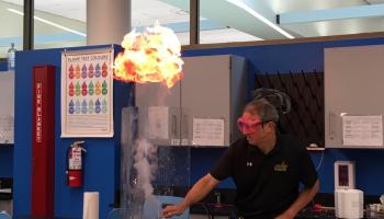 Parafinn wax demonstration