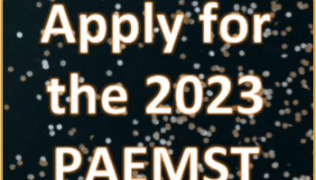 TEXT: Apply for the 2023 PAEMST