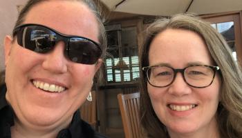 Rissa (and her wife) at Hotel Santa Fe Getting Ready for the Opera