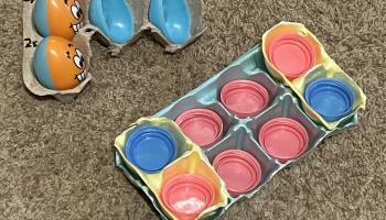 Egg carton models of orbital energies and of a water molecule