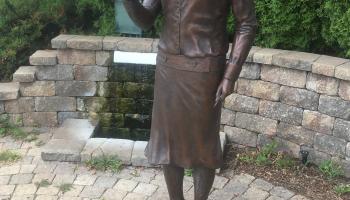 Radium girl memorial in Ottawa, IL 